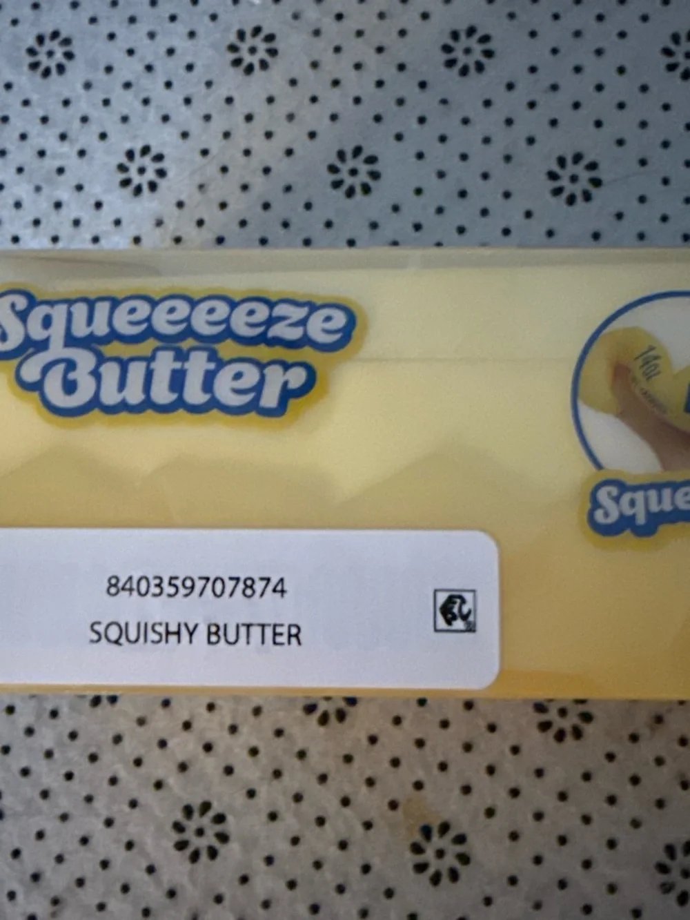 Butter Brand Yellow Squeeze Party Toy